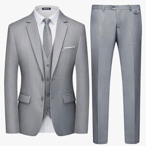 Men's Gray Suit XXXL